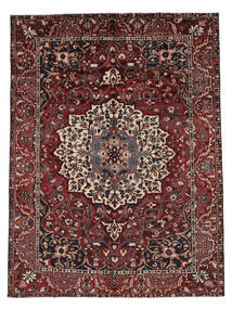  Orientalischer Bachtiar Teppich 274X366 Schwarz/Dunkelrot Großer Wolle, Persien/Iran Carpetvista
