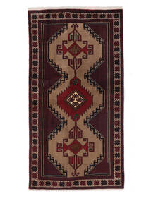  101X192 Medallion Small Baluch Rug Wool, Carpetvista