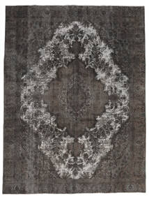  Colored Vintage Rug 283X369 Vintage Persian Wool Black/Dark Grey Large Carpetvista