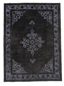  Persischer Colored Vintage Teppich 250X336 Schwarz/Dunkelblau 