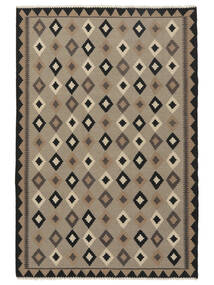  Kilim Rug 200X301 Persian Wool Brown/Black Carpetvista