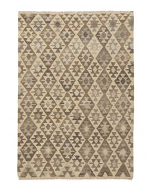  Orientalischer Kelim Teppich 207X296 Braun/Orange Wolle, Persien/Iran Carpetvista
