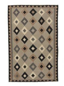 Kilim Rug Rug 195X306 Brown/Black Wool, Persia/Iran Carpetvista