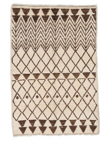 92X137 Moroccan Berber - Afghanistan Rug Modern Beige/Brown (Wool, Afghanistan) Carpetvista