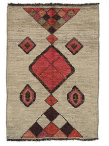 Moroccan Berber - Afghanistan Rug 91X130 Brown/Orange Wool, Afghanistan Carpetvista
