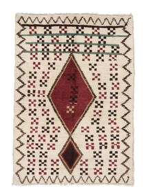 82X116 Moroccan Berber - Afghanistan Rug Modern Beige/Black (Wool, Afghanistan) Carpetvista