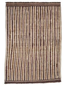  Moroccan Berber - Afghanistan 135X183 Wool Rug Brown/Black Small Carpetvista
