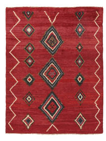  Moroccan Berber - Afghanistan 148X189 Tappeto Di Lana Rosso Scuro/Nero Piccolo Carpetvista
