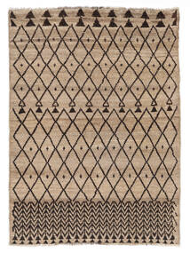Moroccan Berber - Afghanistan Rug 119X163 Brown/Orange Wool, Afghanistan Carpetvista