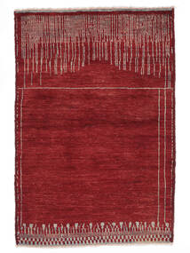  Moroccan Berber - Afghanistan 125X185 ウール 絨毯 ダークレッド/茶色 小 Carpetvista