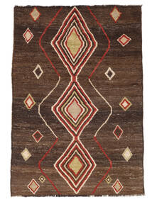 119X172 Moroccan Berber - Afghanistan Rug Modern Brown/Black (Wool, Afghanistan) Carpetvista
