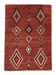 98X139 Moroccan Berber - Afghanistan Rug Modern Dark Red/Black (Wool, Afghanistan) Carpetvista