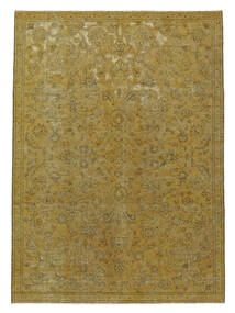  Persian Colored Vintage Rug 224X310 Brown/Dark Yellow Carpetvista