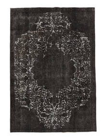 絨毯 カラード ヴィンテージ 205X298 ブラック (ウール, ペルシャ/イラン)