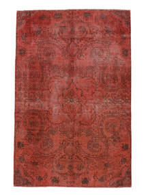 絨毯 ペルシャ カラード ヴィンテージ 208X318 ダークレッド (ウール, ペルシャ/イラン)