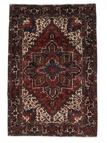 絨毯 オリエンタル ヘリーズ 194X287 ブラック/茶色 (ウール, ペルシャ/イラン)
