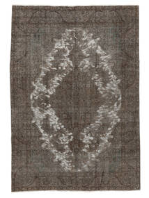 絨毯 カラード ヴィンテージ 205X297 茶色/ブラック (ウール, ペルシャ/イラン)