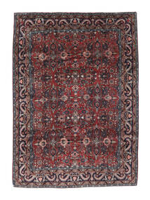  Persischer Mehraban Teppich 200X278 Schwarz/Dunkelrot (Wolle, Persien/Iran)
