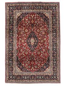 絨毯 マシュハド 194X287 ダークレッド/ブラック (ウール, ペルシャ/イラン)