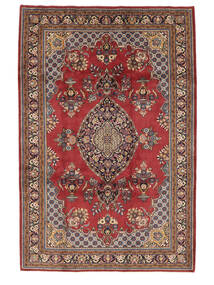 Golpayegan Teppich 220X332 Dunkelrot/Braun Wolle, Persien/Iran Carpetvista