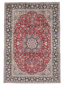 絨毯 ナジャファバード 243X357 茶色/ダークレッド (ウール, ペルシャ/イラン)