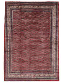  Orientalsk Sarough Mir Teppe 236X314 Mørk Rød/Svart Ull, Persia/Iran Carpetvista