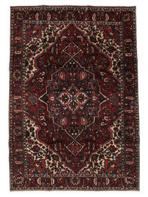 210X307 絨毯 バクティアリ オリエンタル ブラック/茶色 (ウール, ペルシャ/イラン) Carpetvista