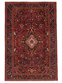 207X312 絨毯 オリエンタル リリアン ブラック/ダークレッド (ウール, ペルシャ/イラン) Carpetvista