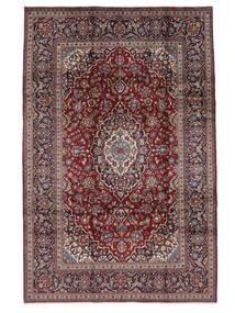  Orientalischer Keshan Teppich 207X317 Dunkelrot/Schwarz Wolle, Persien/Iran Carpetvista