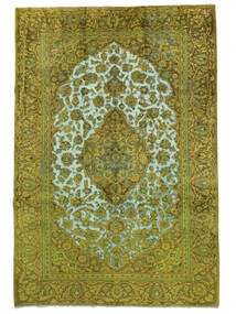  Colored Vintage Rug 228X337 Vintage Persian Wool Dark Yellow/Green Carpetvista