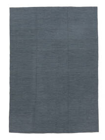  Kilim Loom Rug 200X300 Black/Dark Blue Carpetvista