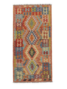  95X190 Petit Kilim Afghan Old Style Tapis Laine, Carpetvista