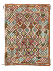 Tapis Kilim Afghan Old Style 143X191 Marron/Beige (Laine, Afghanistan)