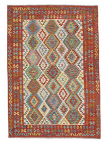  200X298 Kilim Afghan Old Style Rug Wool, Carpetvista