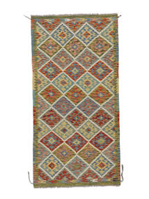 101X196 Dywan Kilim Afgan Old Style Orientalny Brunatny/Ciemny Żółty (Wełna, Afganistan) Carpetvista