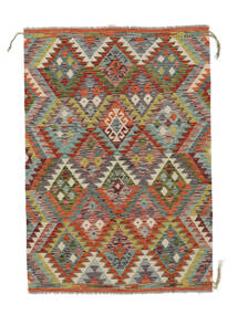 125X179 Kilim Afghan Old Style Rug Oriental Brown/Green (Wool, Afghanistan) Carpetvista