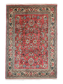 70X100 Sarough Teppich Orientalischer Dunkelrot/Dunkelgelb (Wolle, Persien/Iran) Carpetvista