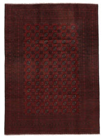  197X283 Medallion Afghan Fine Rug Wool, Carpetvista