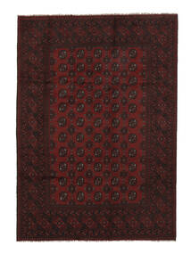  197X284 Medallion Afghan Fine Rug Wool, Carpetvista