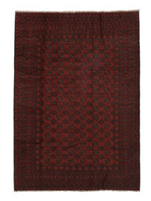  197X281 Medallion Afghan Fine Rug Wool, Carpetvista