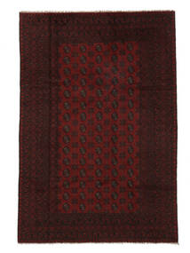  Afghan Fine Rug 193X287 Wool Black Carpetvista
