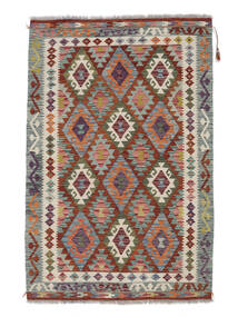  Kilim Afgán Old Style Szőnyeg 124X189 Sötétpiros/Zöld Carpetvista