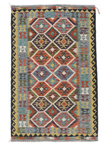 124X195 Small Kilim Afghan Old Style Rug Wool, Carpetvista