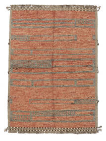  173X231 Moroccan Berber - Afghanistan Matto Ruskea/Tummanpunainen Afganistan Carpetvista