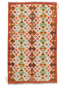Kilim Afghan Old Style Rug 97X159 Orange/Dark Red Wool, Afghanistan Carpetvista