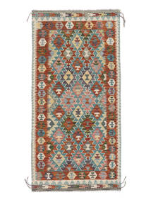  97X200 Small Kilim Afghan Old Style Rug Wool, Carpetvista