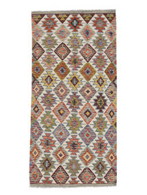 102X206 Kelim Afghan Old Stil Teppich Orientalischer Braun/Beige (Wolle, Afghanistan) Carpetvista