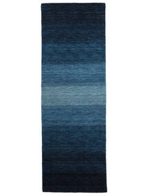  Wool Rug 80X240 Gabbeh Rainbow Blue Runner
 Small