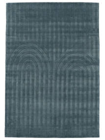  160X230 Eve Rug - Dark Teal Wool, 