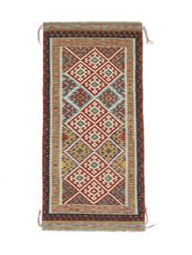  99X209 Small Kilim Afghan Old Style Rug Wool, Carpetvista